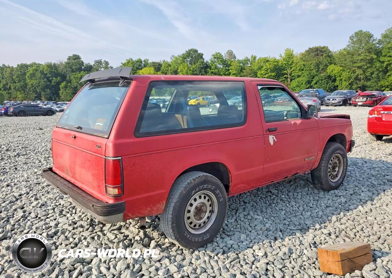 1991 Chevrolet Blazer S10 VIN:1GNCT18Z4M8244830 - 3