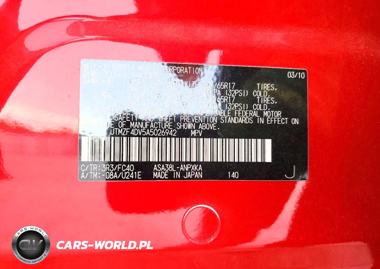 2010 Toyota Rav4 Base VIN:JTMZF4DV5A5026942 - 13