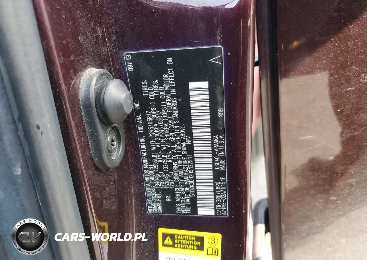 2013 Toyota Highlander Se VIN:5TDZK3EH2DS132911 - 14