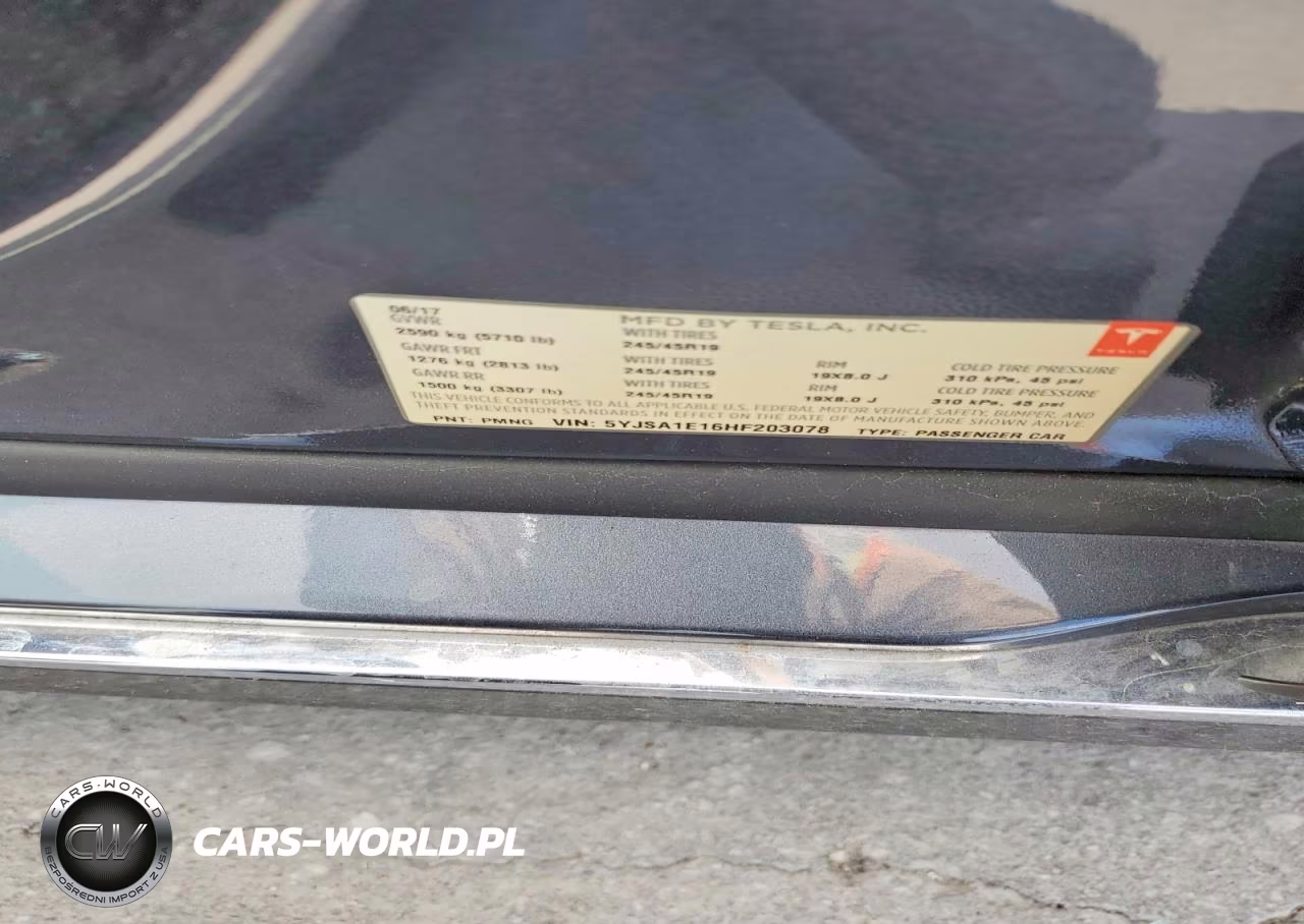 2017 Tesla Model S VIN:5YJSA1E16HF203078 - 13