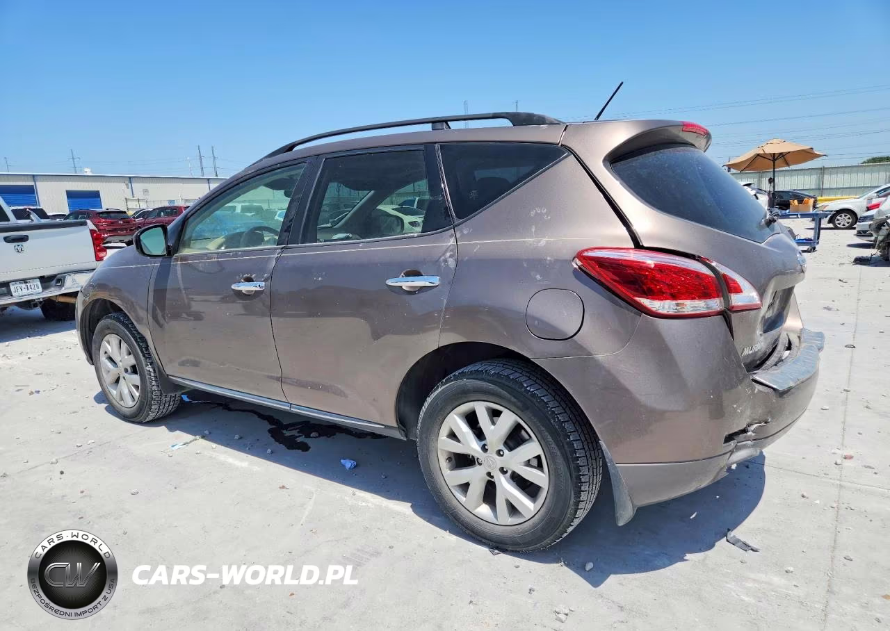 2014 Nissan Murano Sl VIN:JN8AZ1MU7EW419047 - 2