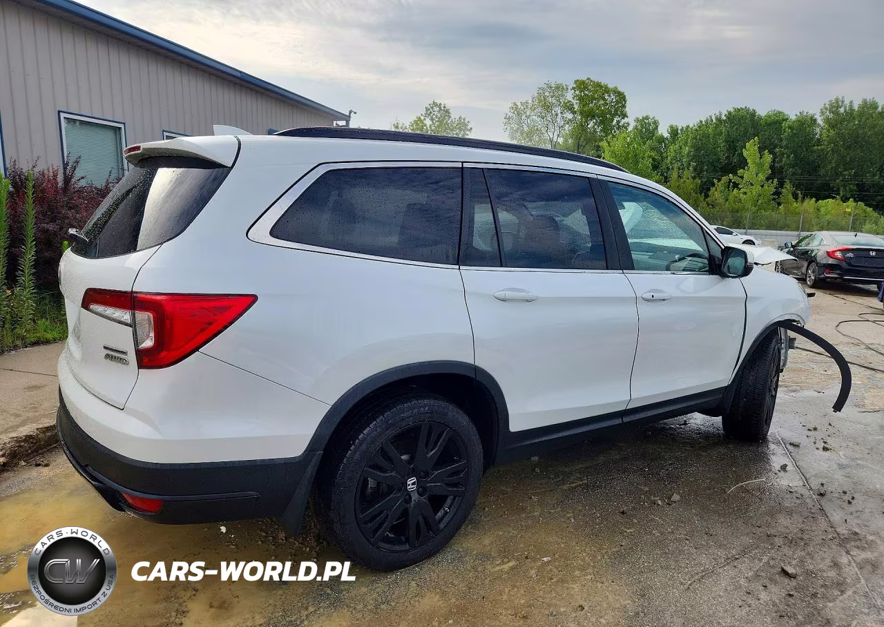 2021 Honda Pilot Se VIN:5FNYF6H28MB071397 - 3