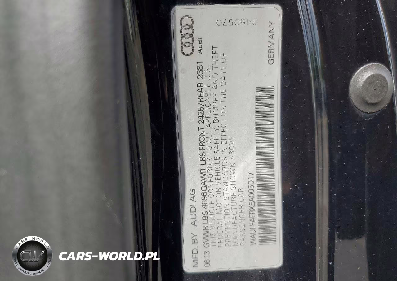 2014 Audi A5 Premium Plus VIN:WAULFAFRXEA005017 - 12