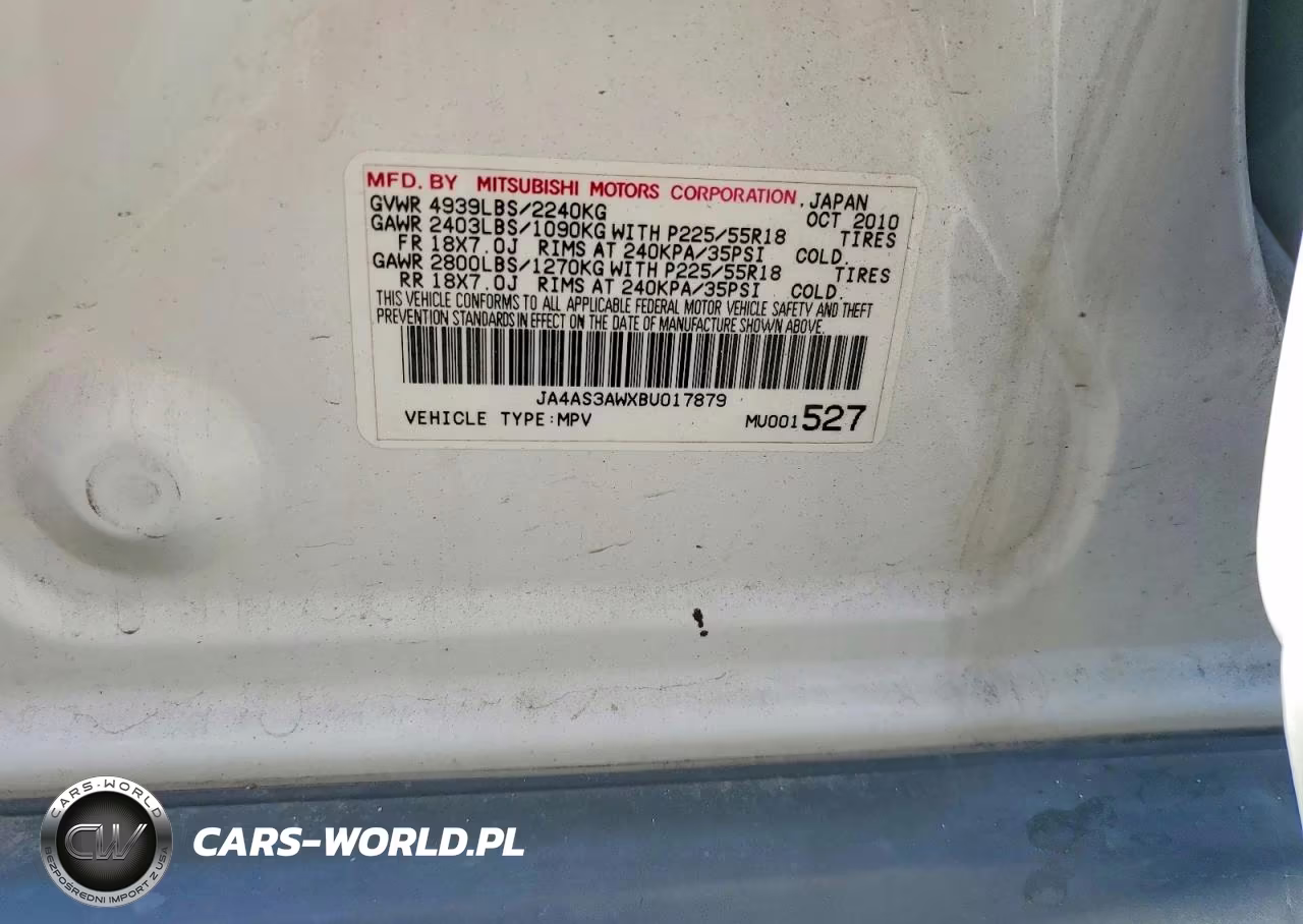 2011 Mitsubishi Outlander Se VIN:JA4AS3AWXBU017879 - 14