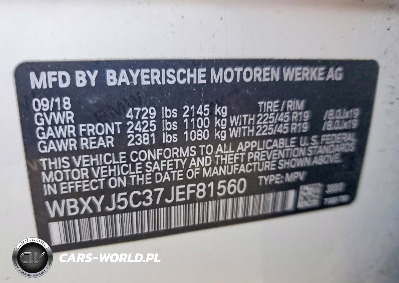 2018 BMW X2 xDrive28I VIN:WBXYJ5C37JEF81560 - 13