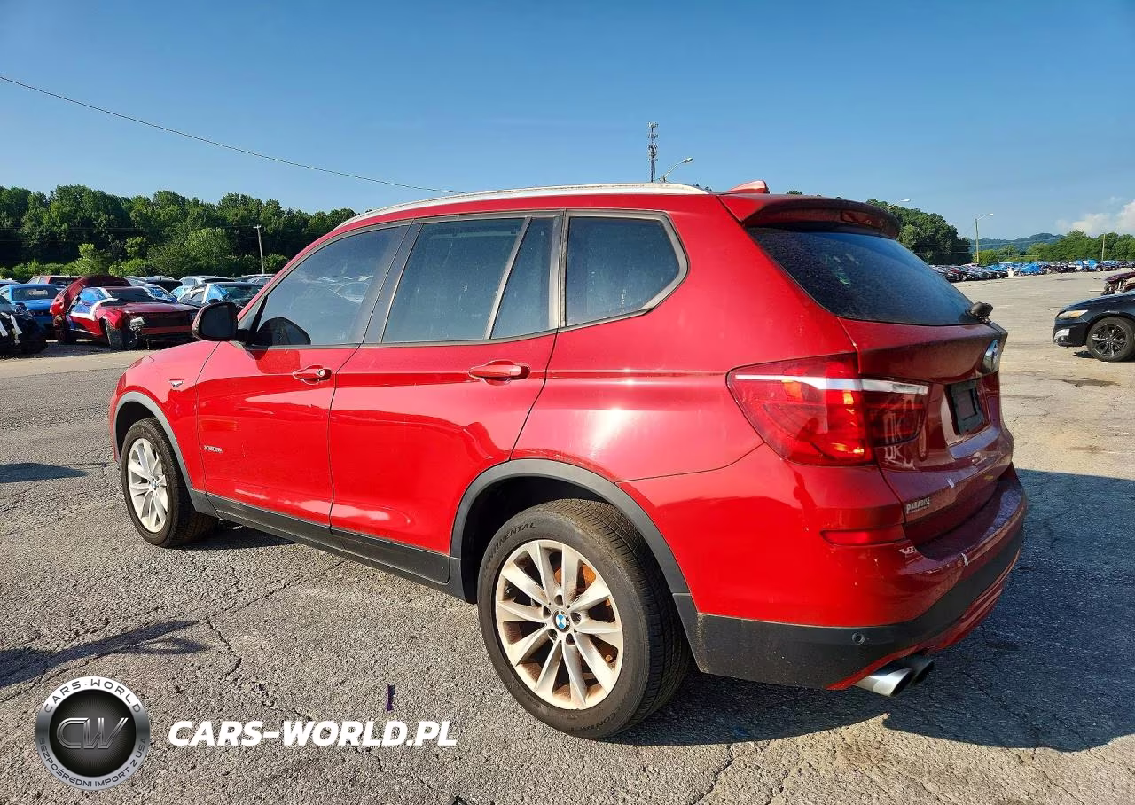 2017 BMW X3 xDrive28I VIN:5UXWX9C36H0T18814 - 2