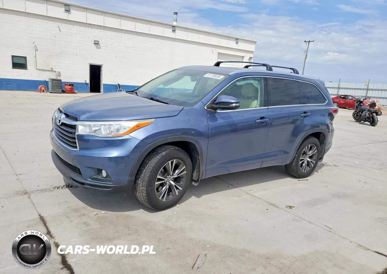 2016 Toyota Highlander Xle – zdjęcie 1 z 12