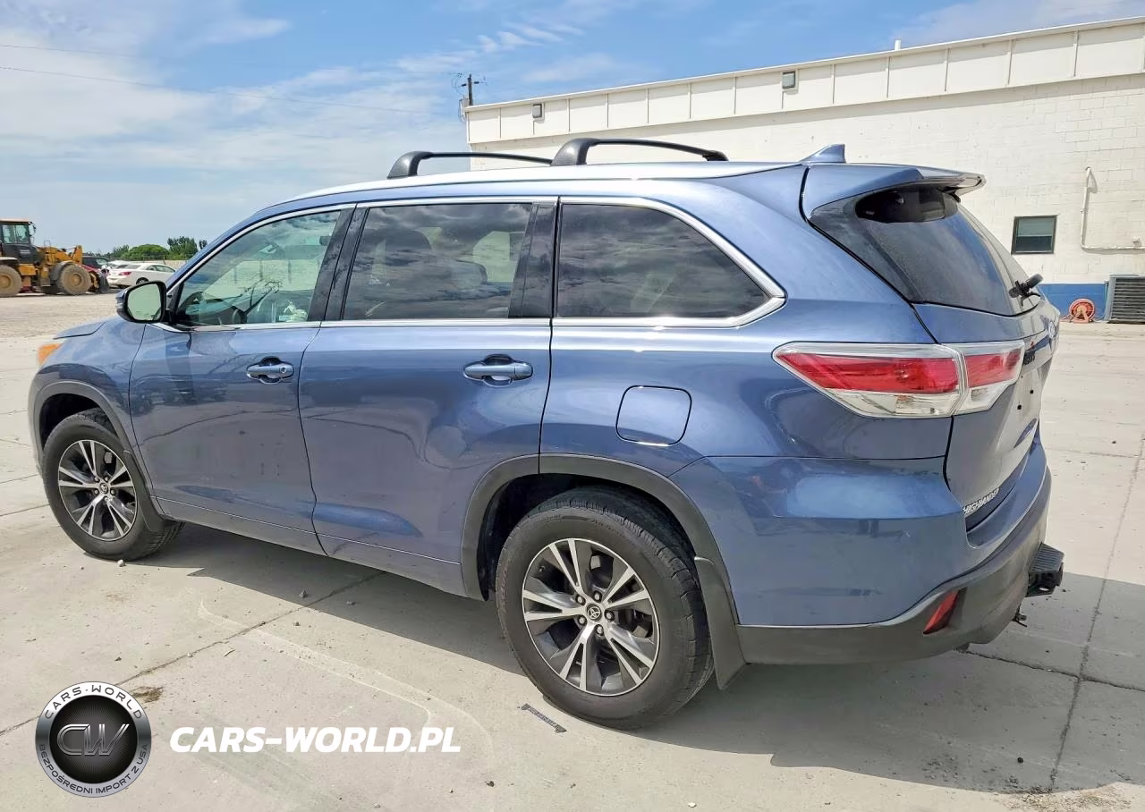 2016 Toyota Highlander Xle VIN:5TDJKRFH1GS323867 - 2