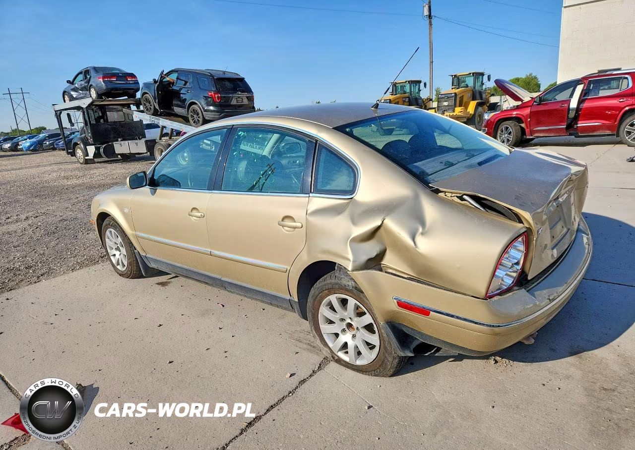 2002 Volkswagen Passat Gls VIN:WVWPD63B32P124423 - 2