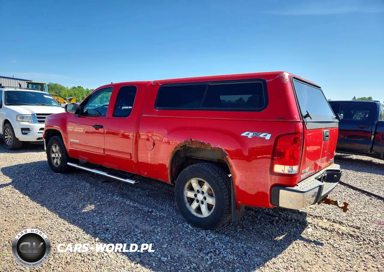 2010 GMC Sierra K1500 Sle VIN:1GTSKVE39AZ278847 - 2