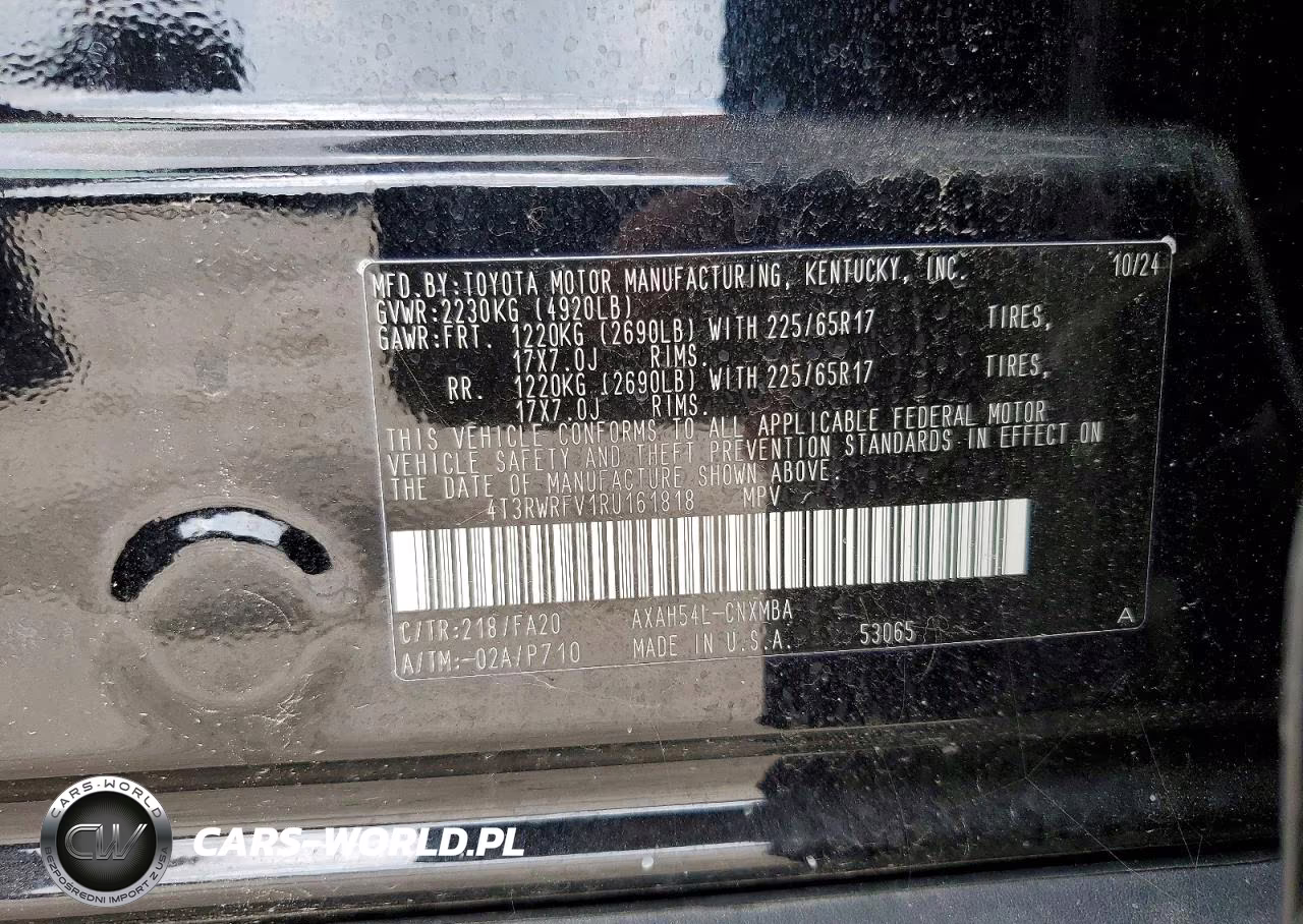 2024 Toyota Rav4 Hybrid Xle VIN:4T3RWRFV1RU161818 - 13