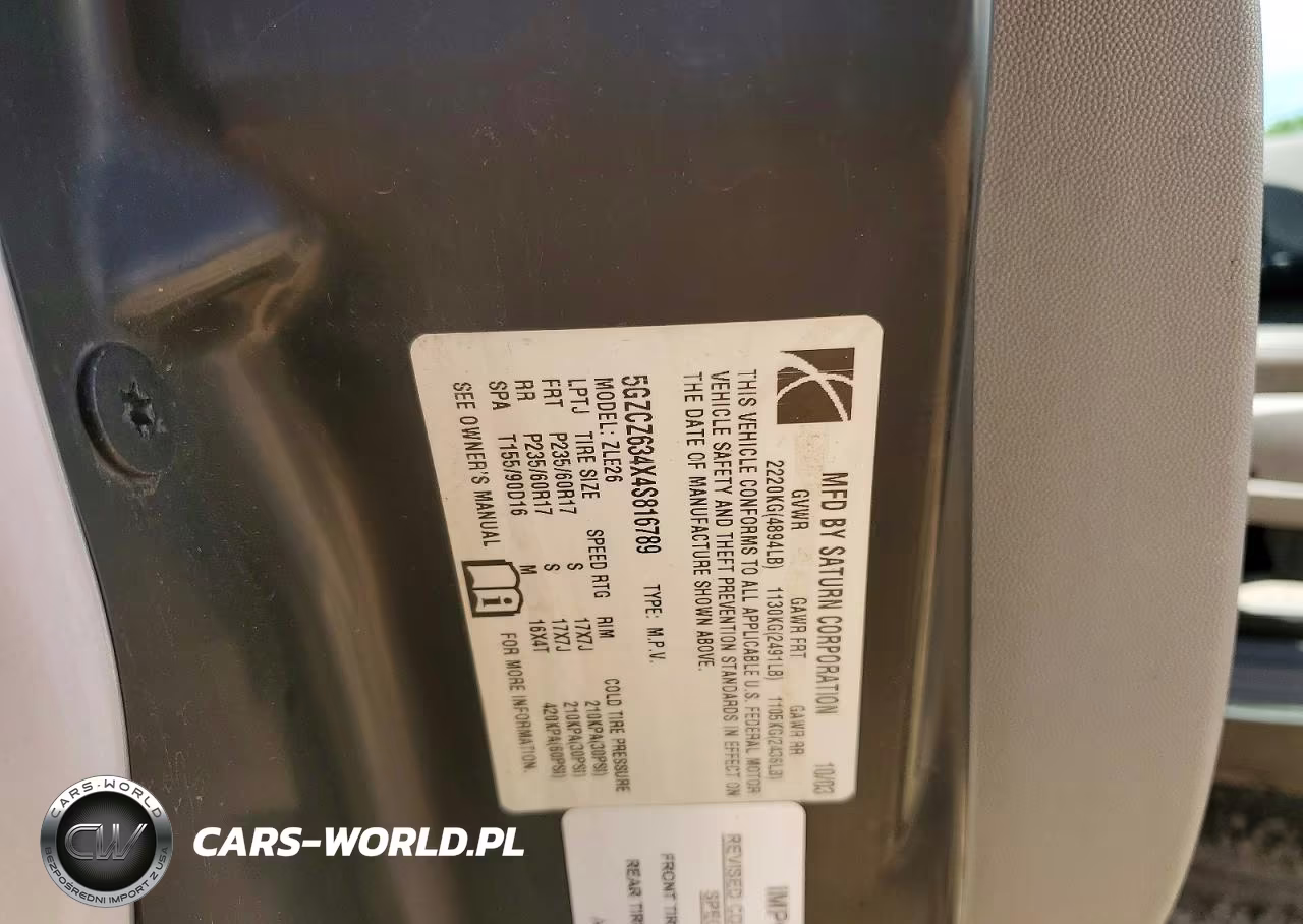 2004 Saturn Vue VIN:5GZCZ634X4S816789 - 13