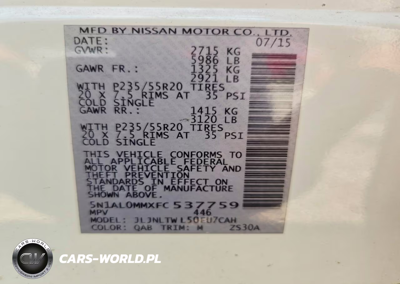 2015 Infiniti Qx60 Base VIN:5N1AL0MMXFC537759 - 13