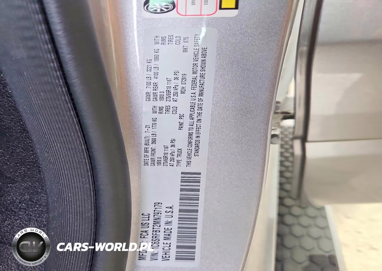 2021 Ram 1500 Big Horn-Lone Star VIN:1C6SRFBT2MN797179 - 12