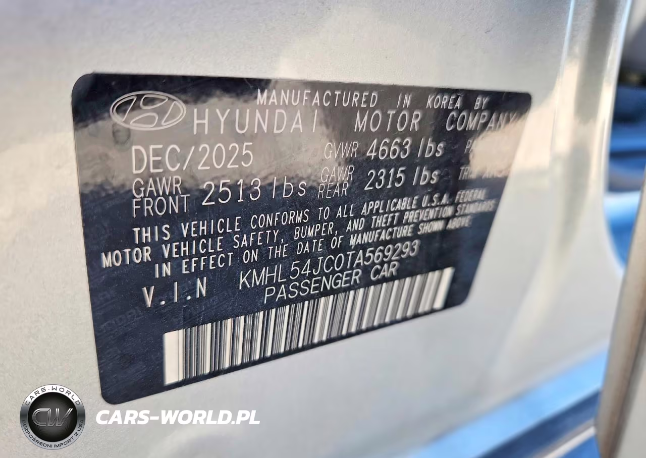 2026 Hyundai Sonata N Line VIN:KMHL54JC0TA569293 - 12