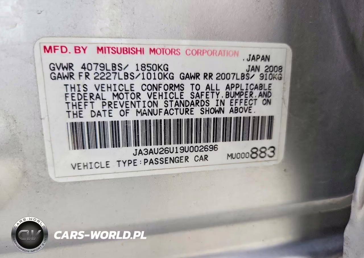 2009 Mitsubishi Lancer Es-Es Sport VIN:JA3AU26U19U002696 - 13