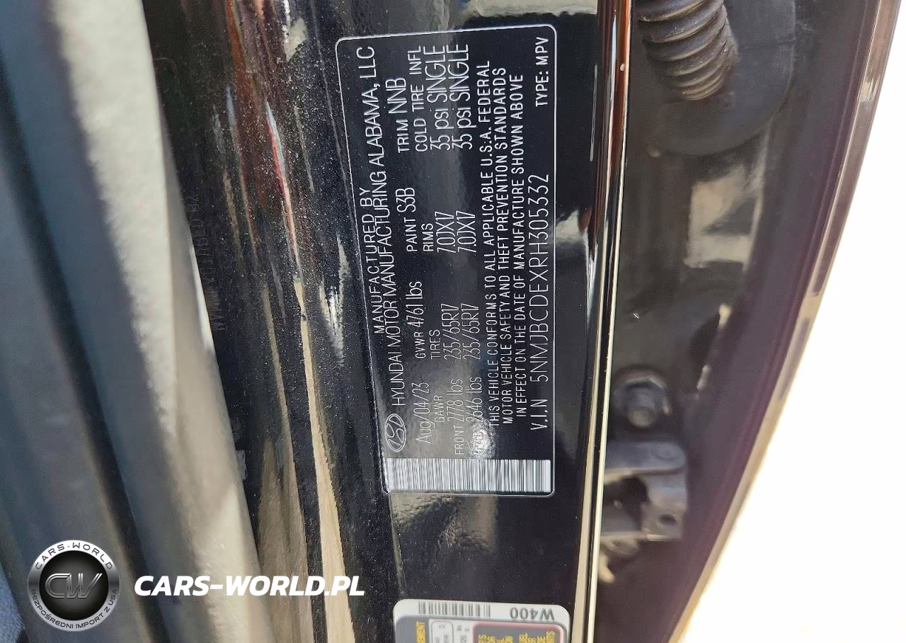 2024 Hyundai Tucson Sel VIN:5NMJBCDEXRH305332 - 13