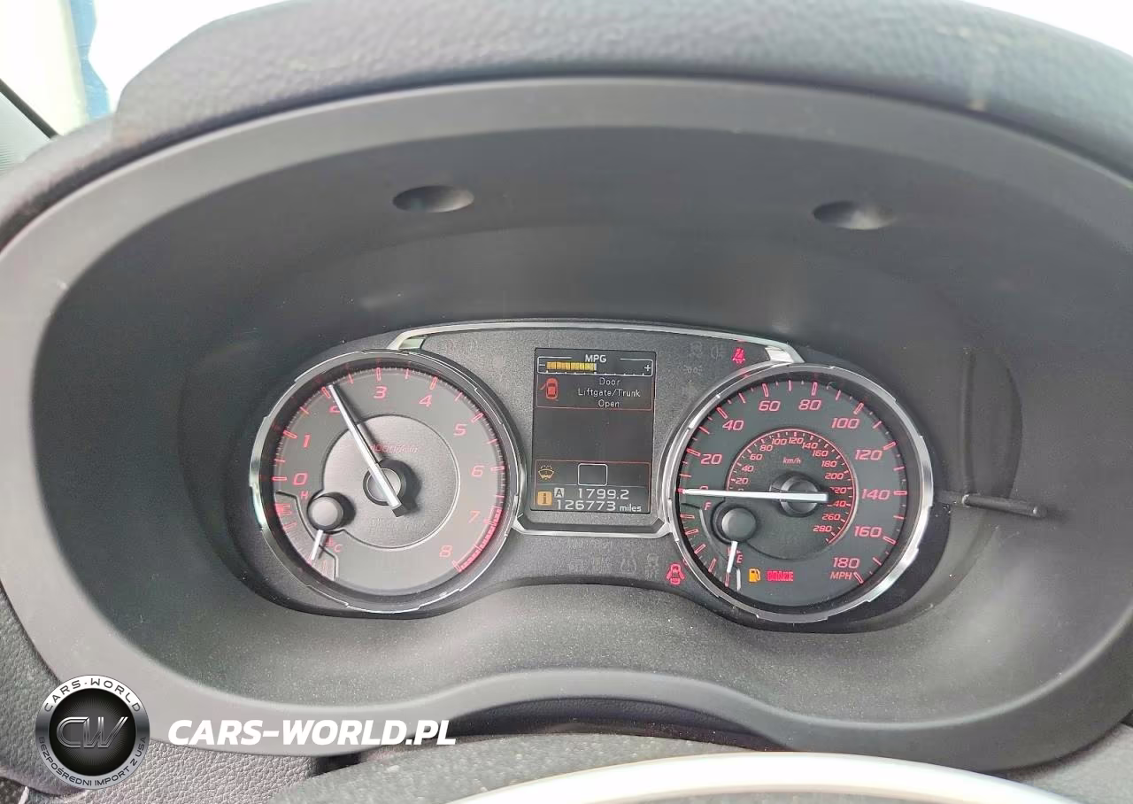 2017 Subaru Wrx Limited VIN:JF1VA1J62H9815339 - 9