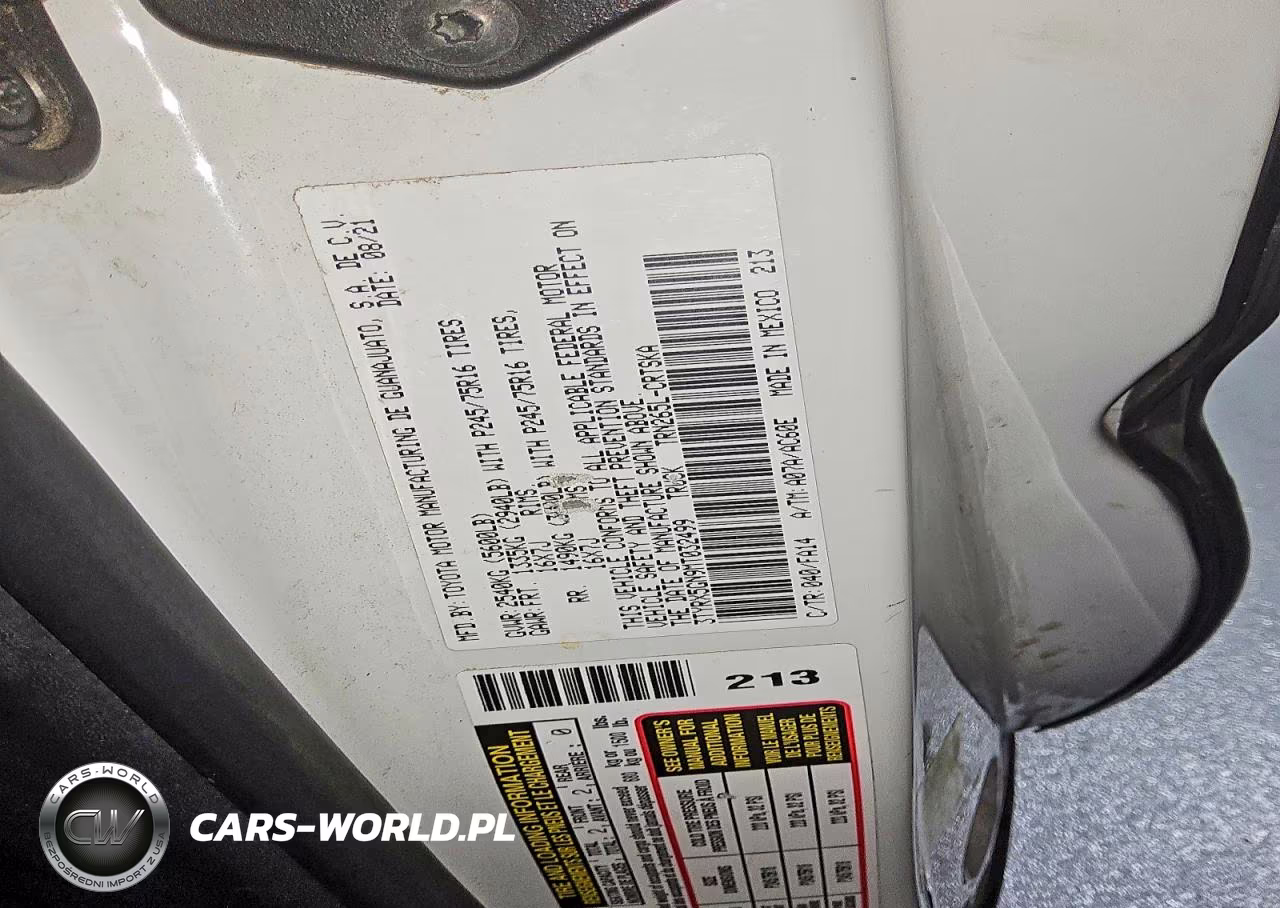 2021 Toyota Tacoma Sr VIN:3TYRX5GN9MT032499 - 12