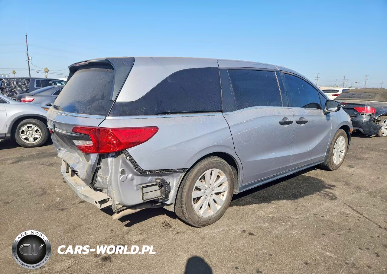 2021 Honda Odyssey Lx VIN:5FNRL6H29MB043072 - 3