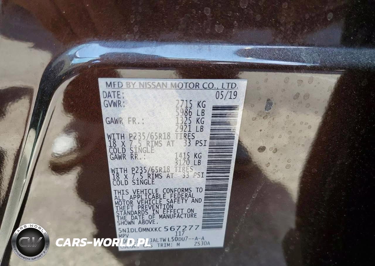 2019 Infiniti Qx60 Luxe VIN:5N1DL0MNXKC567277 - 13