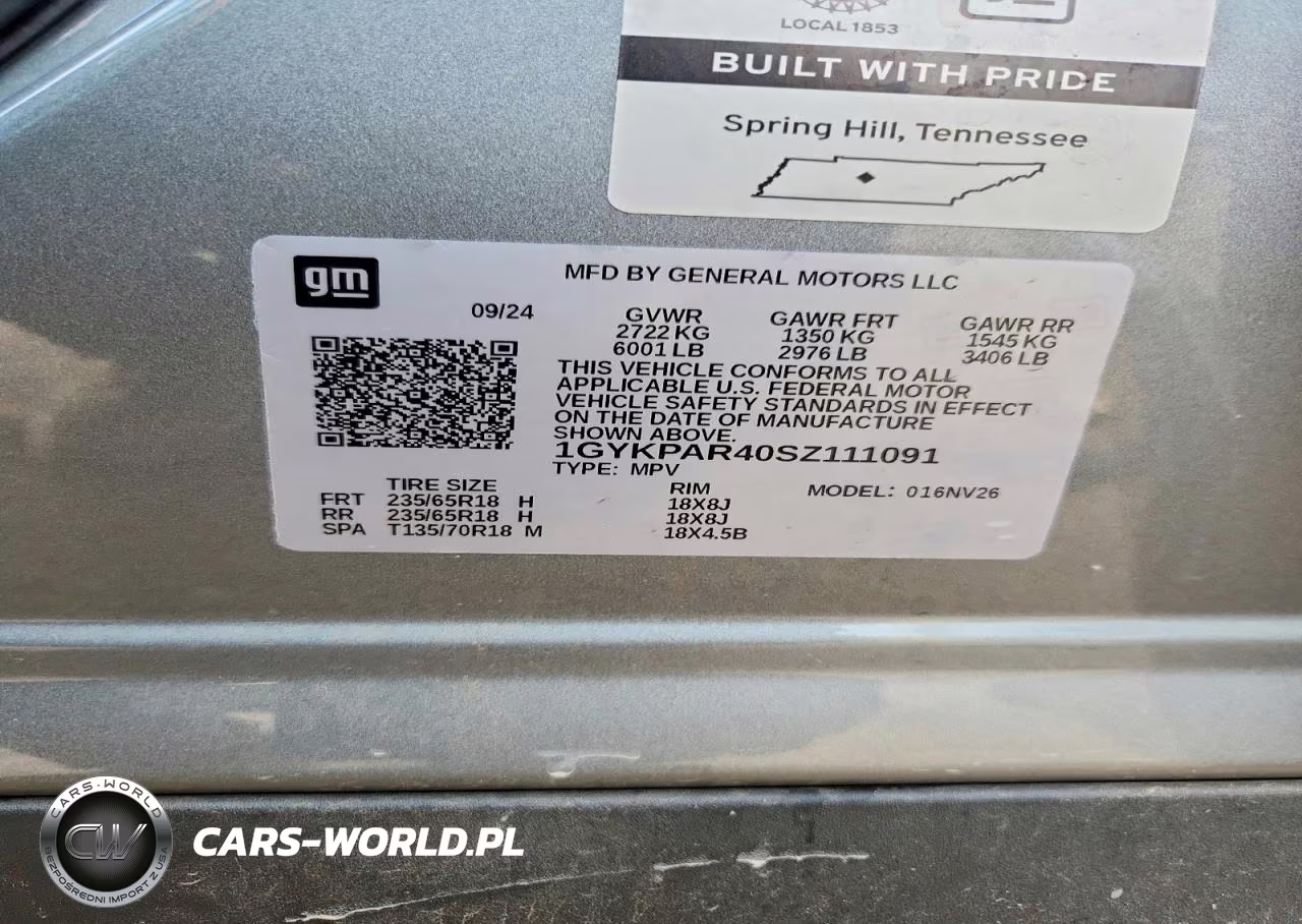 2025 Cadillac Xt6 Luxury VIN:1GYKPAR40SZ111091 - 14
