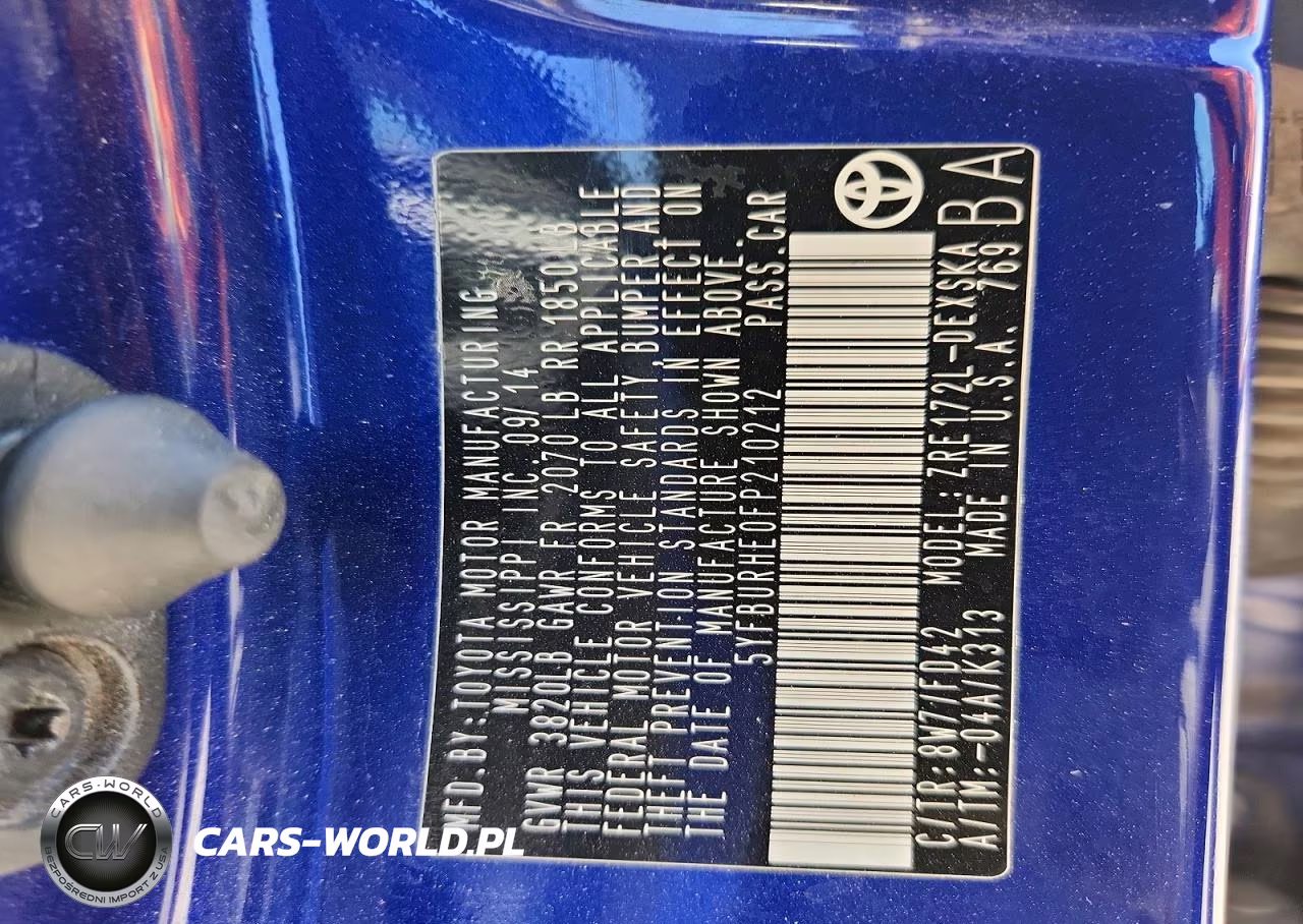 2015 Toyota Corolla S Plus VIN:5YFBURHE0FP210212 - 13
