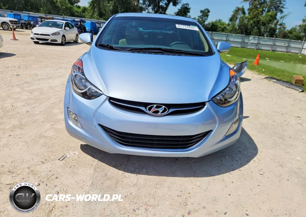 2012 Hyundai Elantra Gls VIN:KMHDH4AE2CU314057 - 5