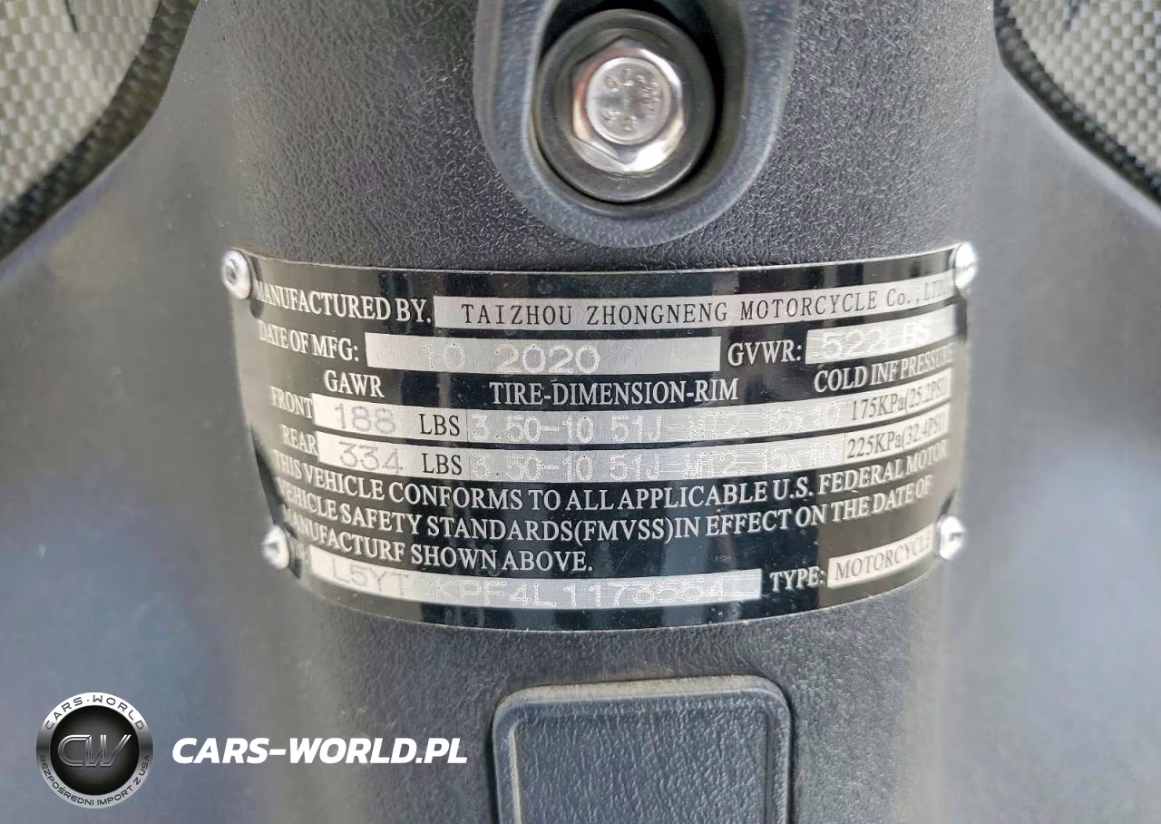 2022 Other Automobile Bmsheritage 150 VIN:L5YTCKPF4L1173554 - 9