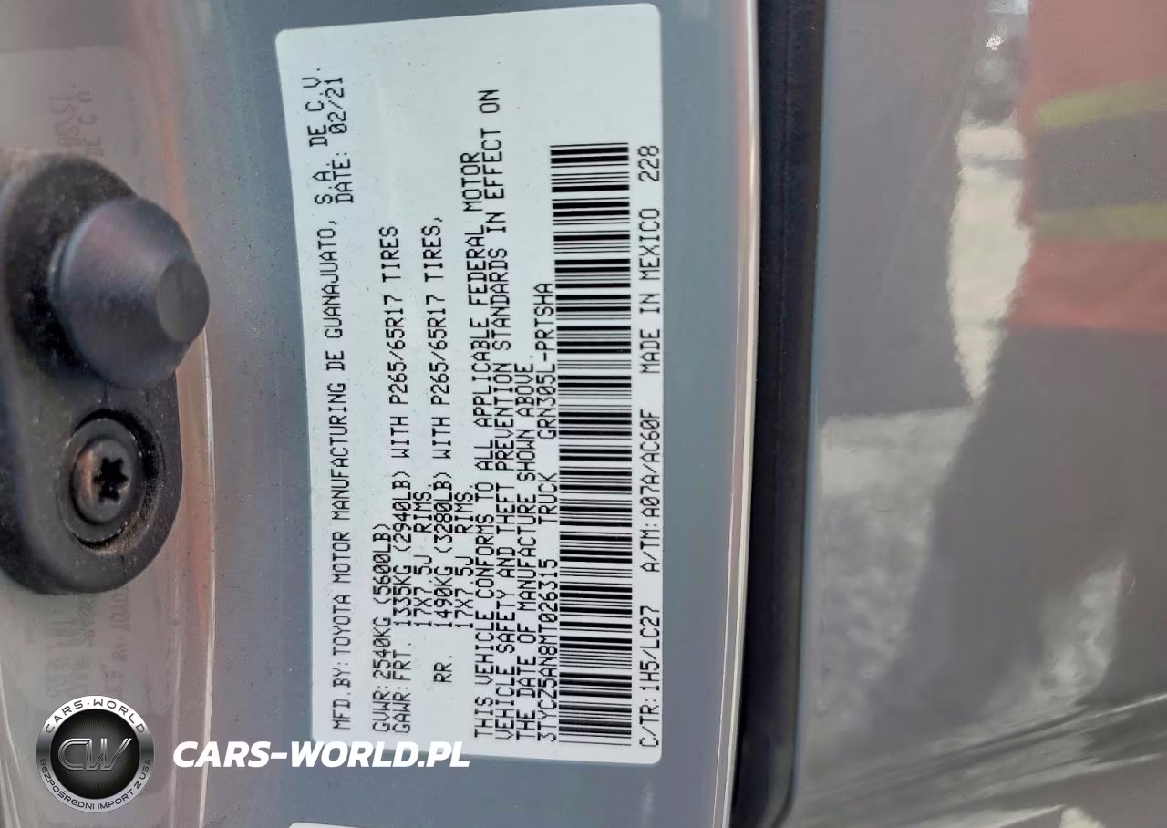 2021 Toyota Tacoma Trd Sport VIN:3TYCZ5AN8MT026315 - 13