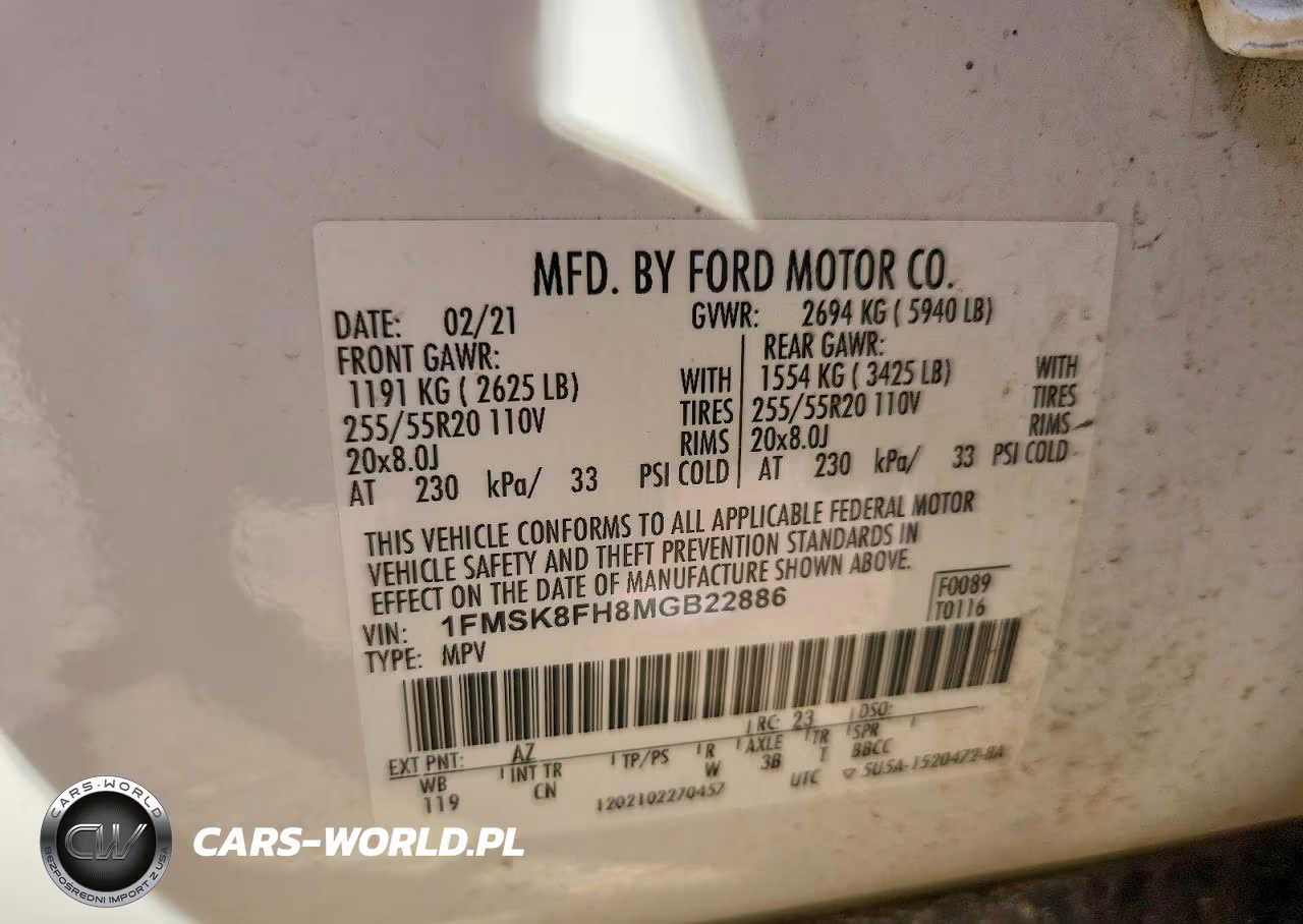2021 Ford Explorer Limited VIN:1FMSK8FH8MGB22886 - 14