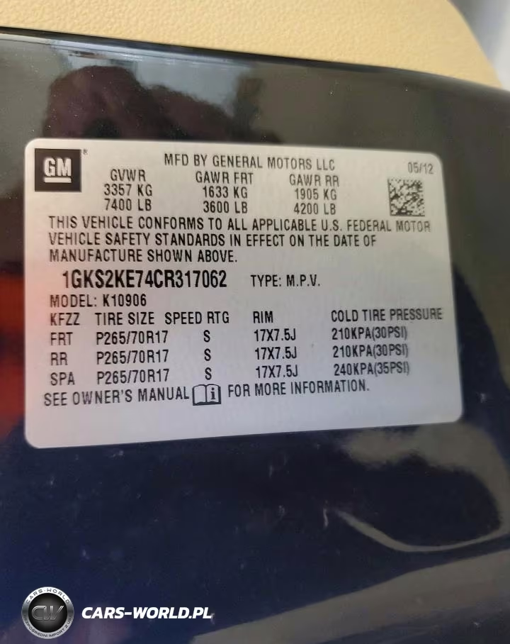 2012 GMC Yukon Xl K1500 Slt VIN:1GKS2KE74CR317062 - 13