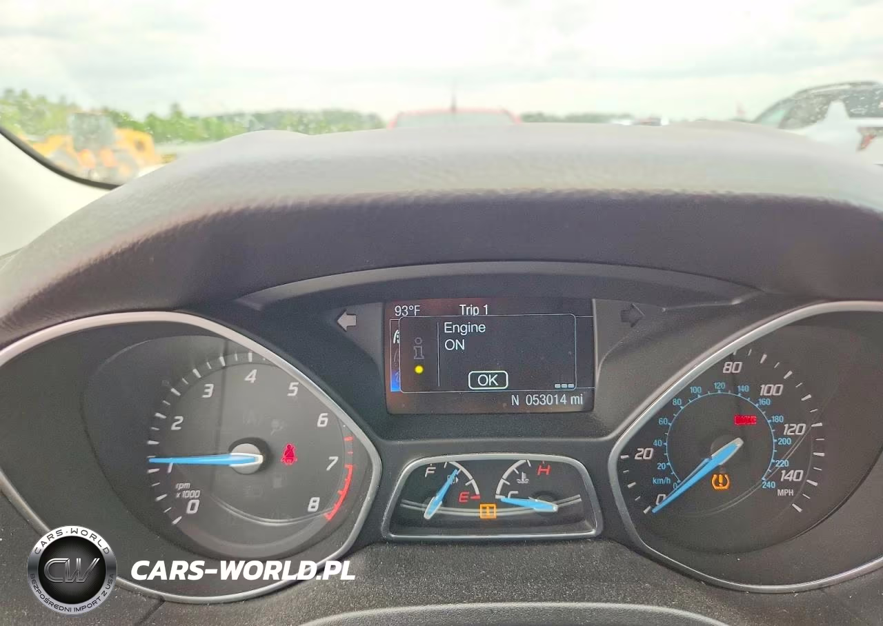 2014 Ford Focus Titanium VIN:1FADP3N27EL439510 - 9