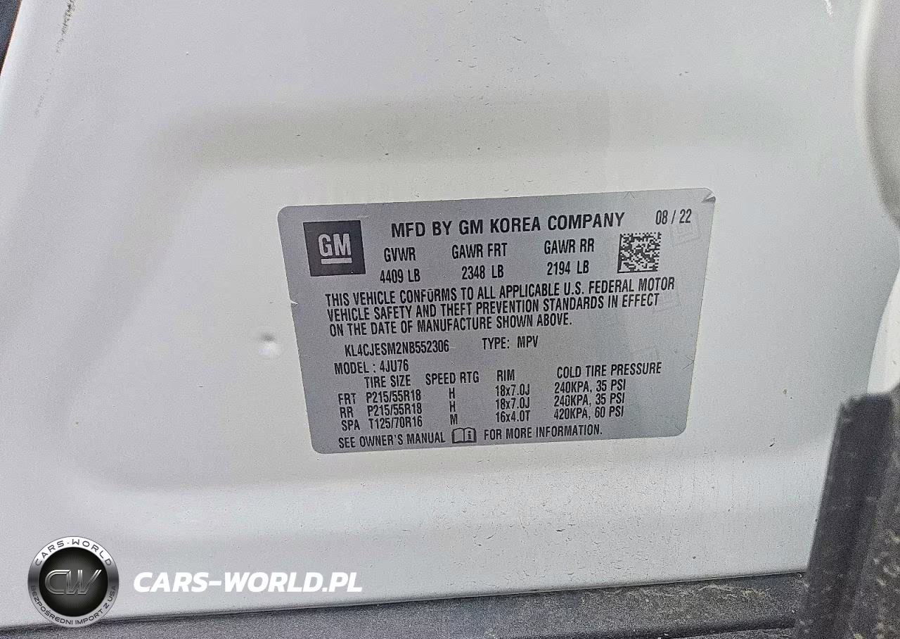 2022 Buick Encore Preferred VIN:KL4CJESM2NB552306 - 14
