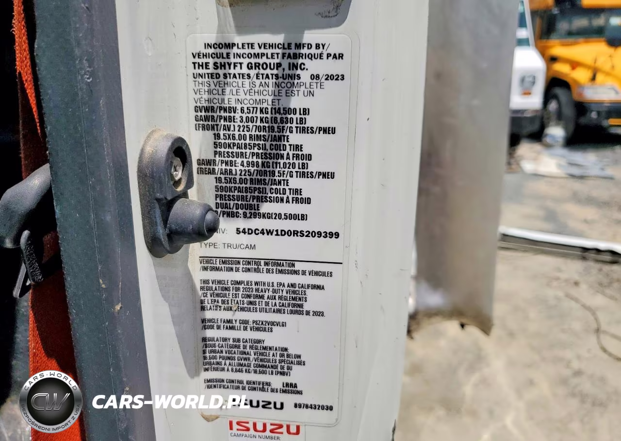 2024 Isuzu Npr Hd VIN:54DC4W1D0RS209399 - 13