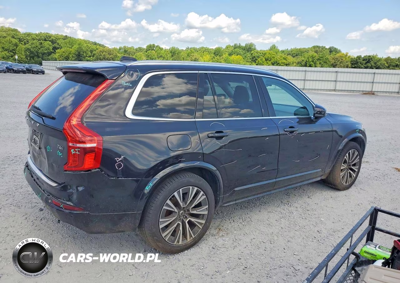 2021 Volvo Xc90 T6 Momentum VIN:YV4A22PKXM1671996 - 3