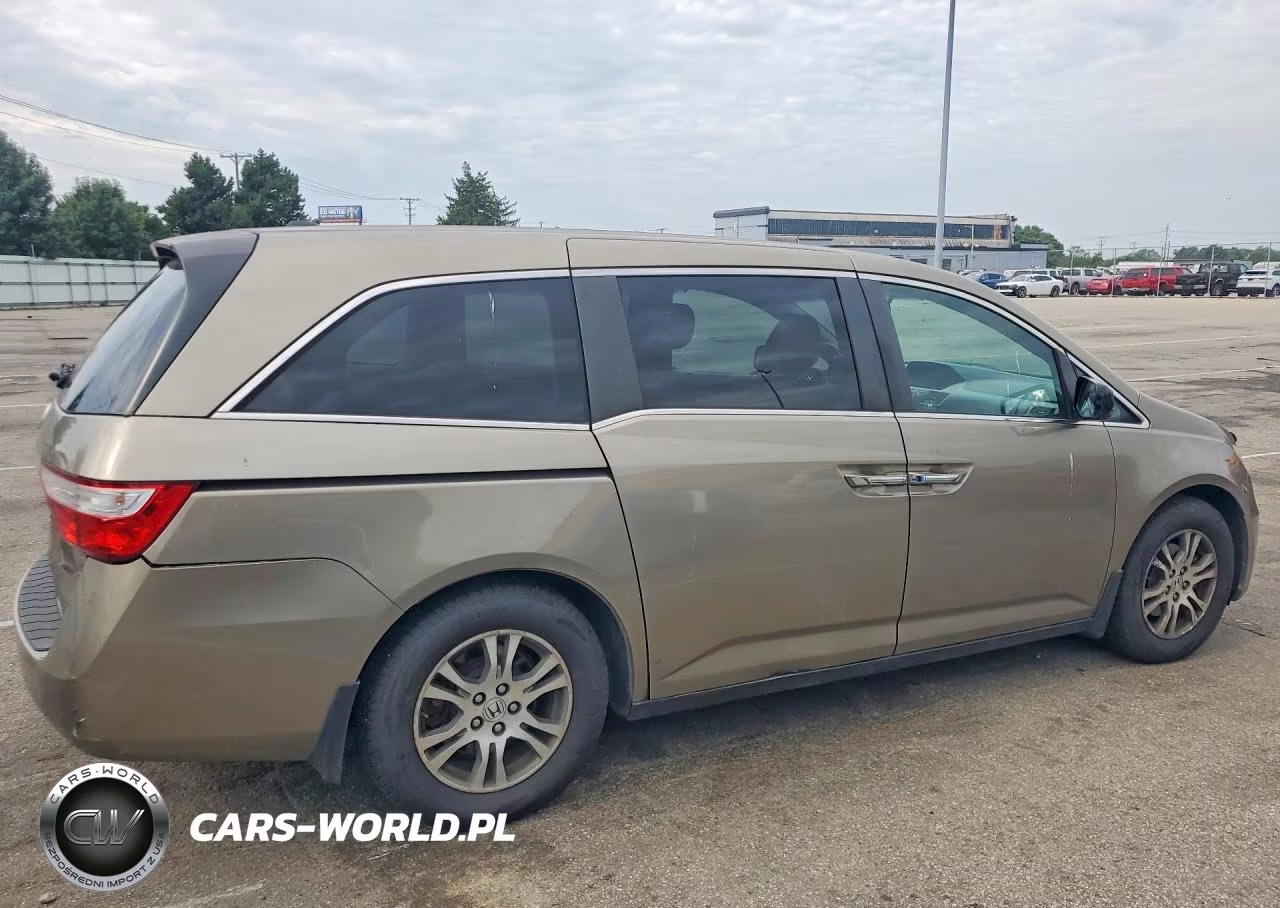 2012 Honda Odyssey Exl VIN:5FNRL5H66CB046801 - 3