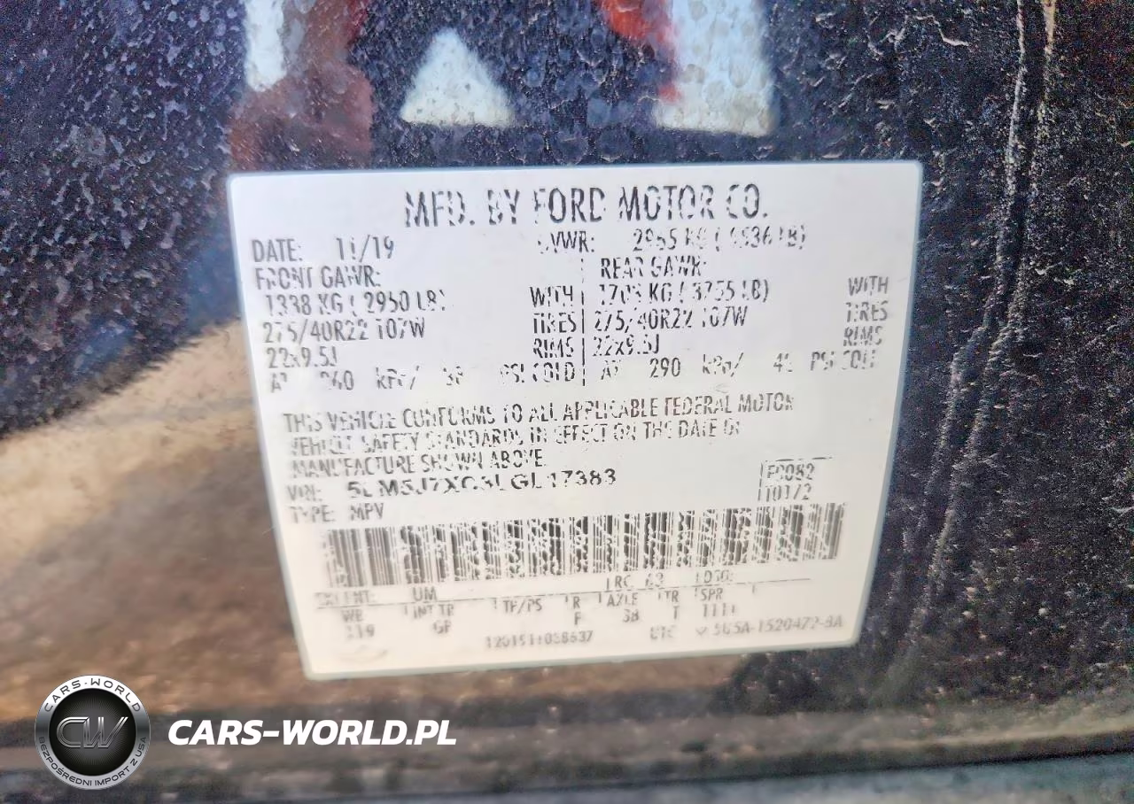2020 Lincoln Aviator Reserve VIN:5LM5J7XC3LGL17383 - 13