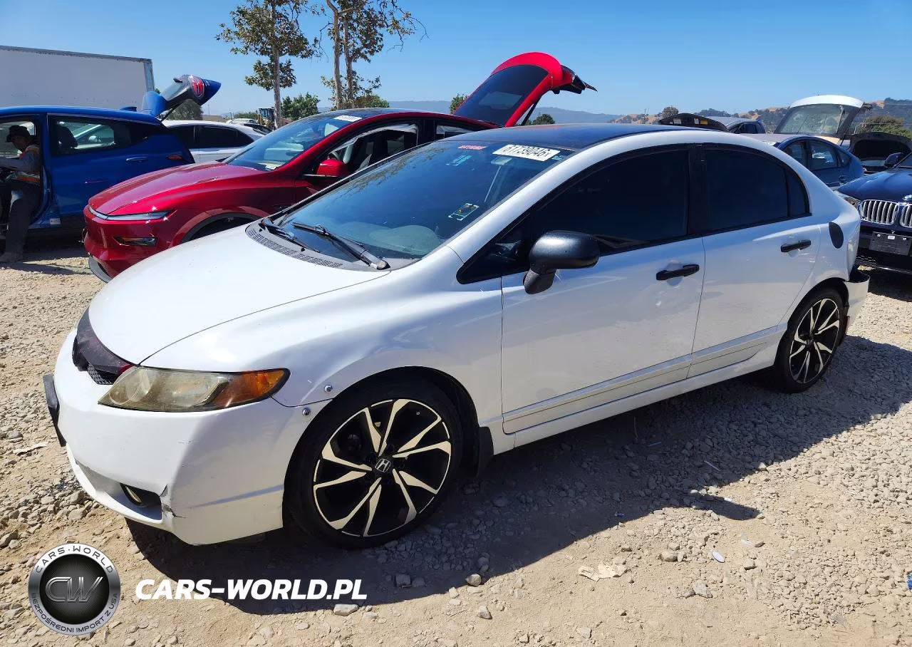 2010 Honda Civic Vp VIN:19XFA1F35AE007601 - 1