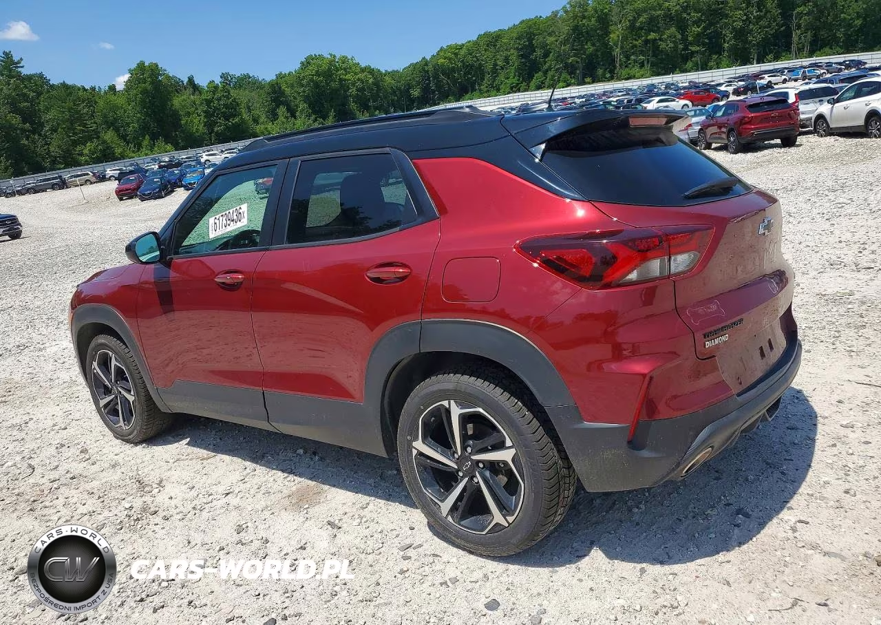 2022 Chevrolet Trailblazer Rs VIN:KL79MTSL3NB073392 - 2