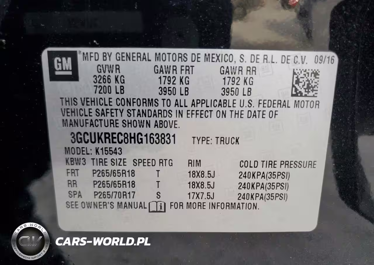 2017 Chevrolet Silverado K1500 Lt VIN:3GCUKREC8HG163831 - 12