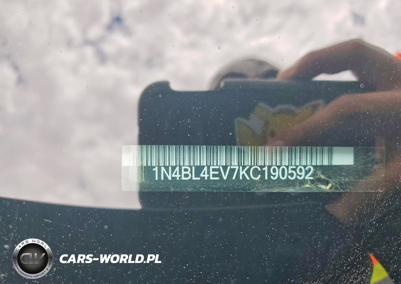 2019 Nissan Altima Sl VIN:1N4BL4EV7KC190592 - 13