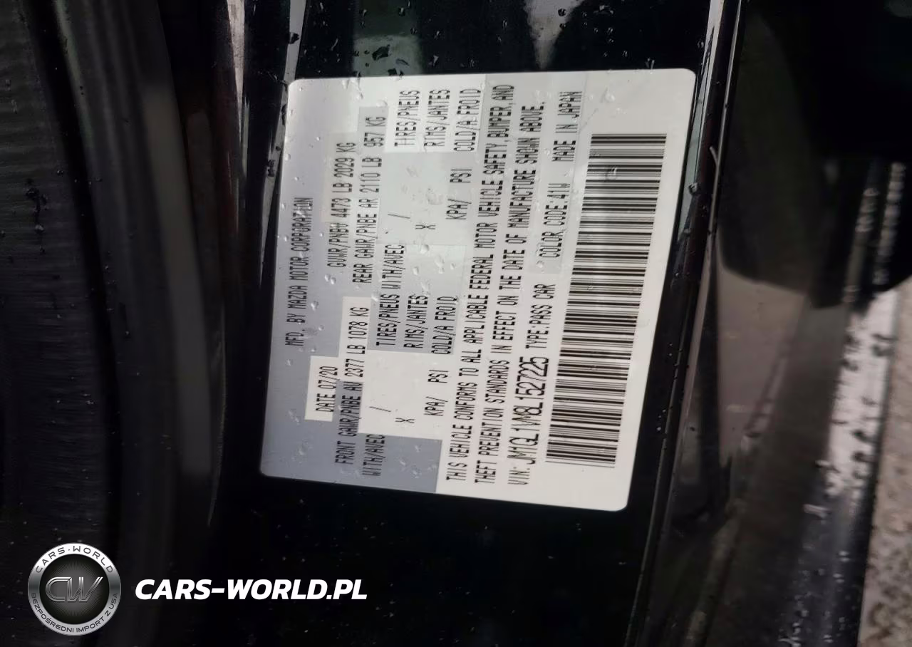 2020 Mazda 6 Touring VIN:JM1GL1VM8L1527225 - 12