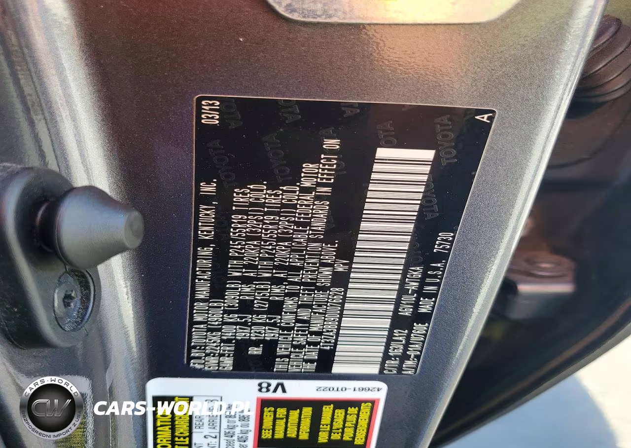 2013 Toyota Venza Xle VIN:4T3ZA3BB9DU076628 - 13