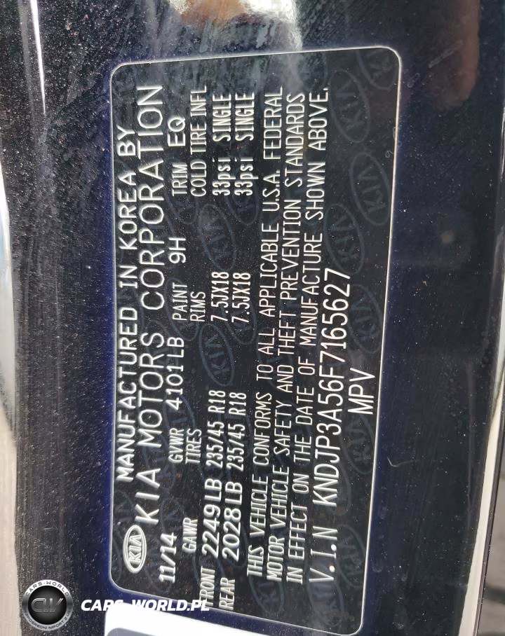 2015 Kia Soul + VIN:KNDJP3A56F7165627 - 12