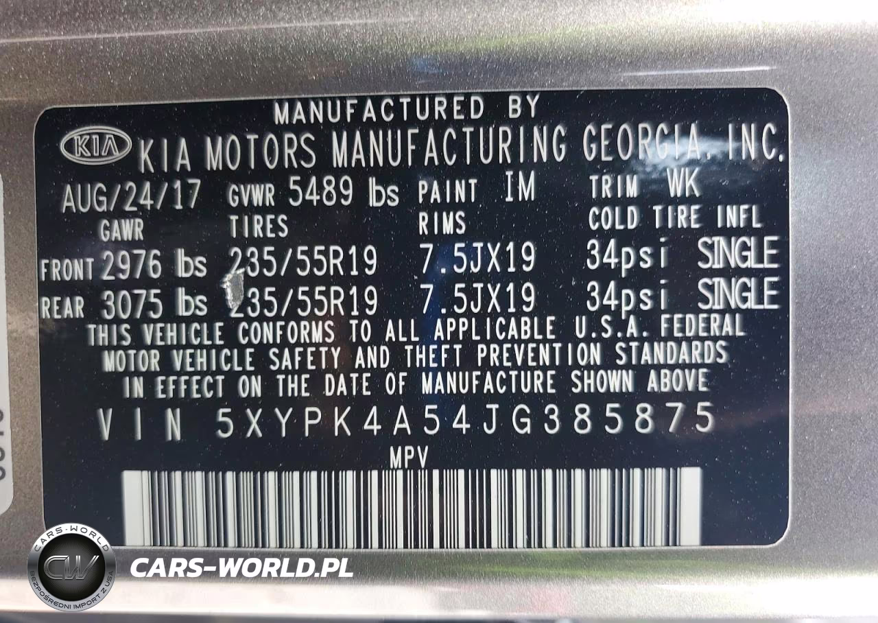 2018 Kia Sorento Sx Limited V6 VIN:5XYPK4A54JG385875 - 13