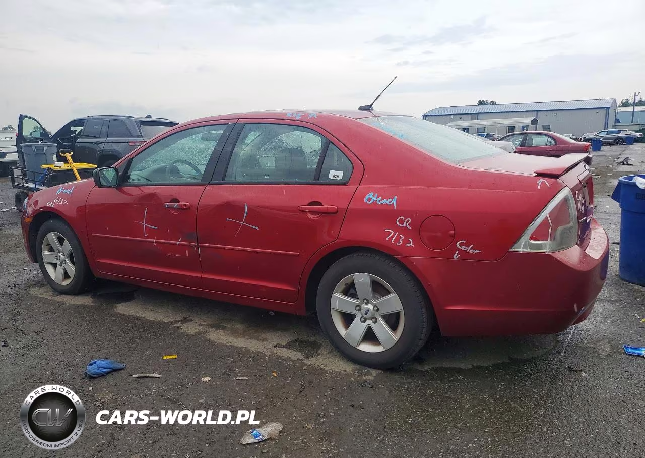 2008 Ford Fusion Se VIN:3FAHP07ZX8R129173 - 2