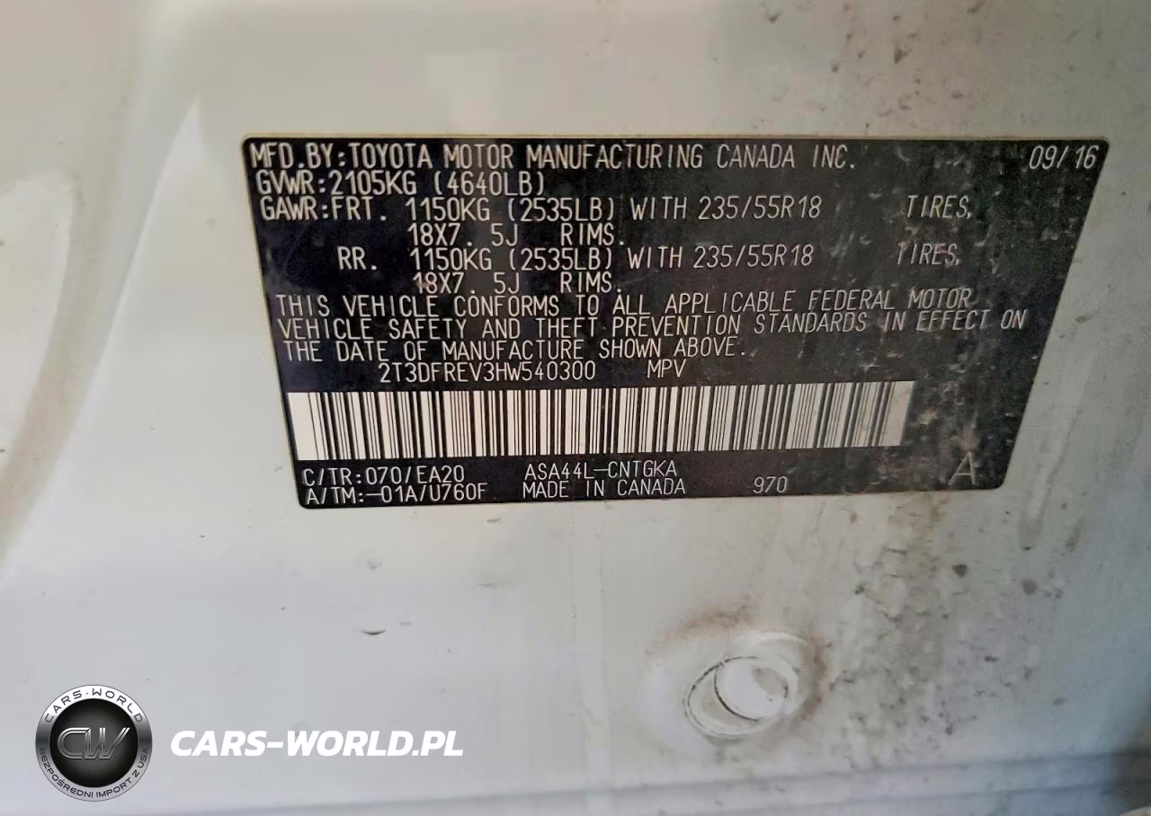 2017 Toyota Rav4 Platinum VIN:2T3DFREV3HW540300 - 14