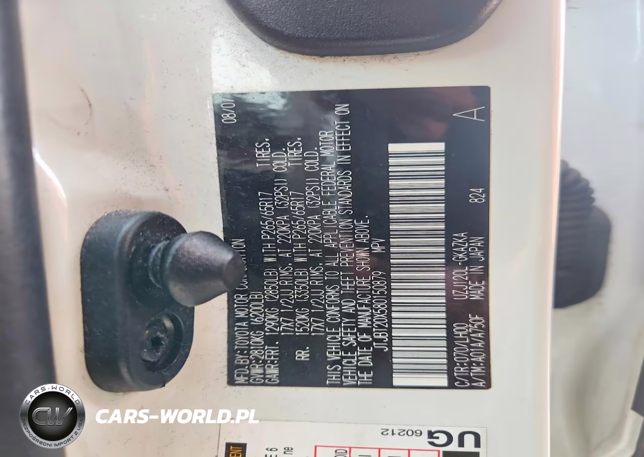 2008 Lexus Gx 470 VIN:JTJBT20X580150879 - 13