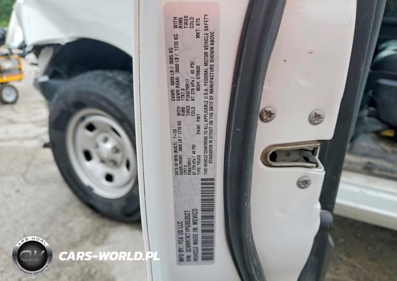 2023 Ram 1500 Classic Tradesman VIN:3C6RR7KT1PG653527 - 12